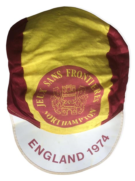 Promotional baseball cap, Northampton JSF 1974