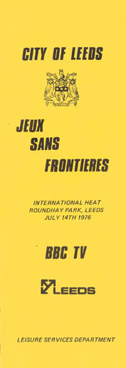 Timetable for Competitors and Officials: Heat 4, 1976