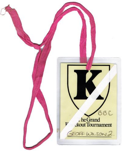 ID Pass for Grand Knockout Tournament